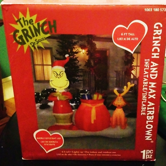 Other - Inflatable Grinch and Max